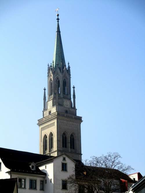 Architecture Church Of St Laurenzen Steeple Spire