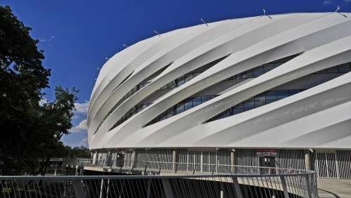 Architecture Modern Stadium Debrecen Hungary
