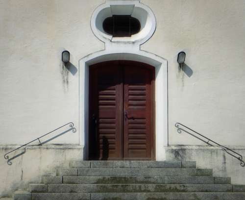 Architecture Input Door Stairs Gradually