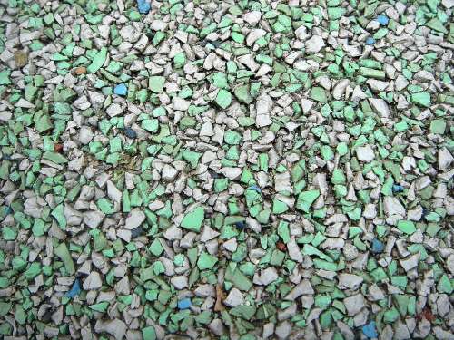 Area Rhinestones Blue Green