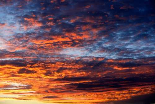 Arizona Sunrise Desert Mountains Landscape Nature