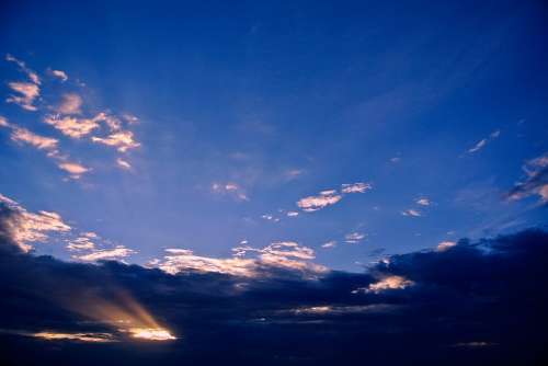 Arizona Sunrise Sky Mountains Landscape Nature