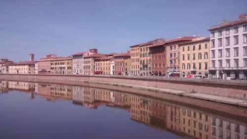 Arno Tuscany River Lungarno Pisa