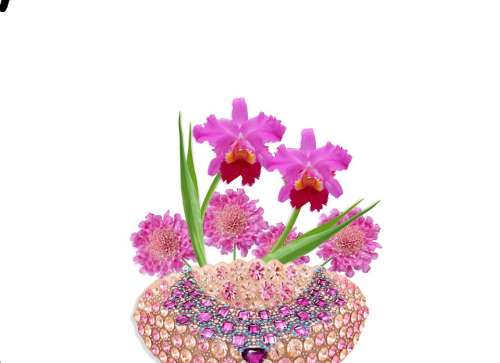 Arrangement Floral Orquideas Pink Paste