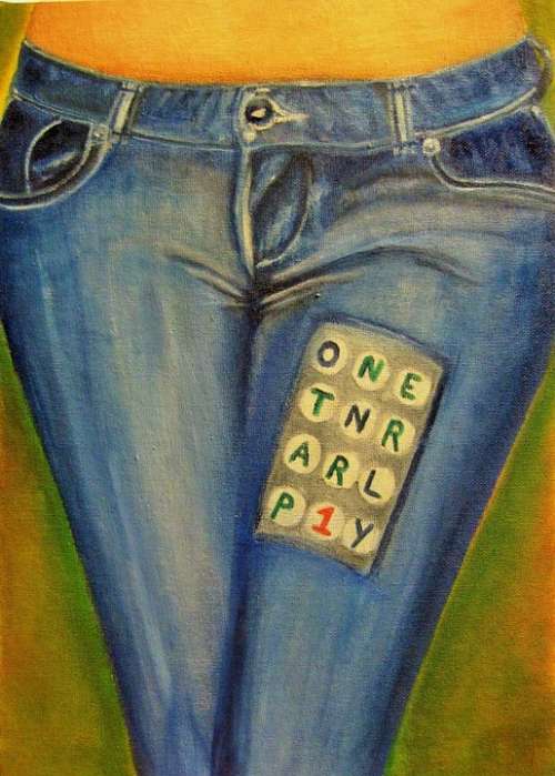 Art Original Jeans Blue Punch Pad Keys Code