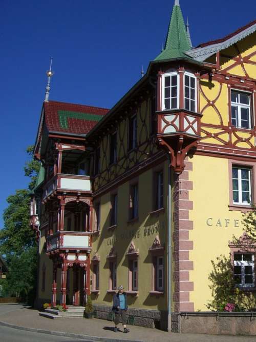 Art Nouveau Building Architecture Historical Facade