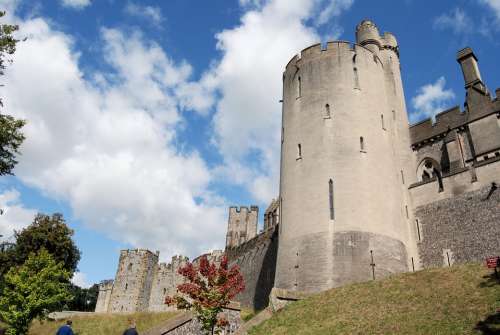 Arundal Castle Tower Historical Landmark Medieval