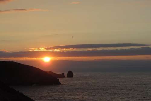 Asturias Sea Sunset Spain