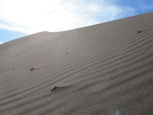 Atacama Dune Desert Clouds Sky Sun Sand Dry Hot