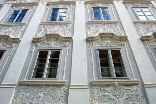 Austria Historic Center Architecture Stucco