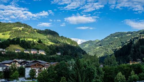 Austria St Johann Europe Travel Landscape Mountain