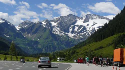 Austria Alps Mountains