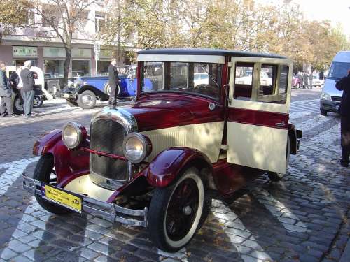 Automobile Old Warsaw Poland