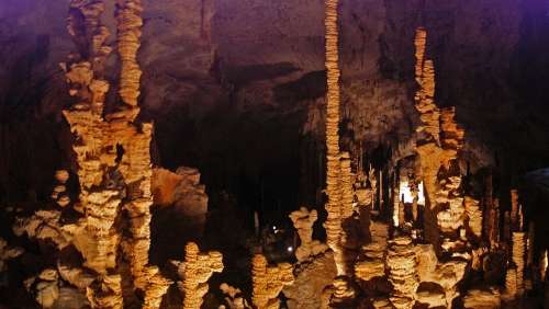 Aven D'Orgnac Cave Stalactite Stalagmite France