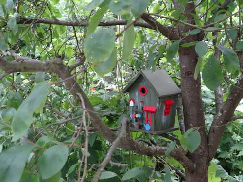 Aviary Nesting Box Bird Feeder Bird Shelter Garden