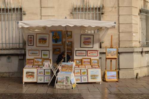 Avignon France Market Artist Street