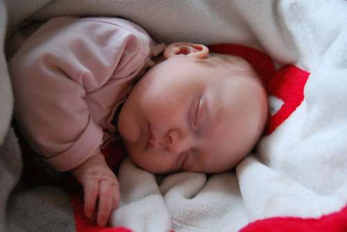 Baby Sleep Child Tired Blanket