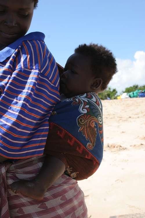 Baby Carrying Africa Child Infant Mother