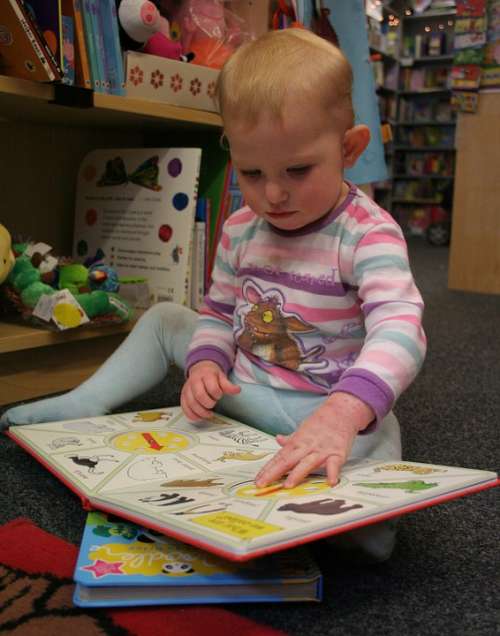 Baby Toddler Reading Book Booklover Bookworm