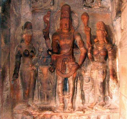 Badami Cave Temples Sculpture India Temple Unesco