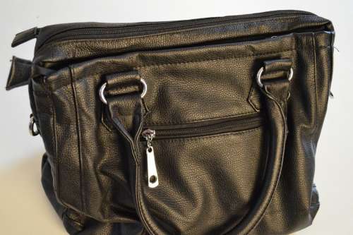 Bag Handbag Black Fashion Style Leather Accessory