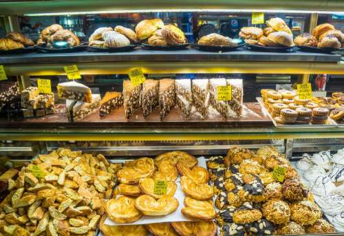 Bakery Florence Italy Dessert Food Sweets