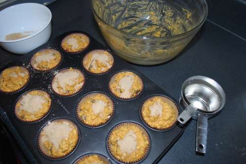 Baking Muffins Cooking Recipe Homemade