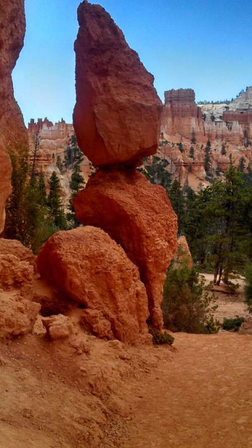 Balanced Rock Bryce Canyon Rock Formation Erosion