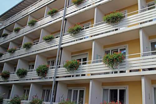 Balconies Multi-Family Home Apartments Home Front