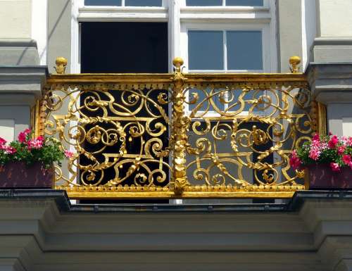 Balcony Gold Allgäu Building Architecture