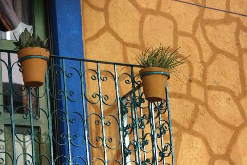 Balcony Mexico Reflection Wall