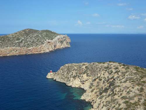 Balearic Islands Cabrera Harbour Entrance