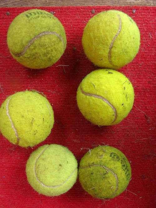 Ball Game Tennis Used Movement Sport