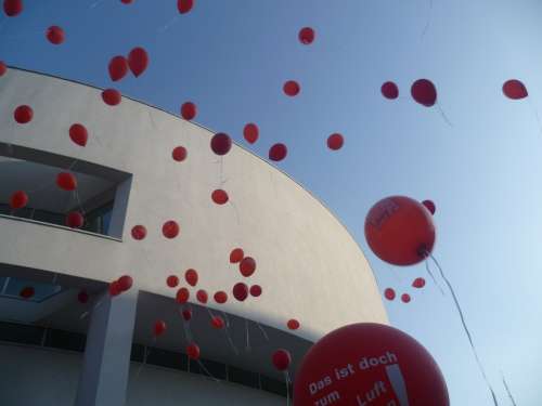 Balloon Upgrade Red Flying Festival Celebration