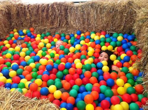 Balls Colorful Fun Kids Happy Happiness Young