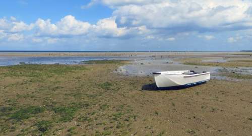 Baltic Sea Sea Watts Boat Water Beach Landscape