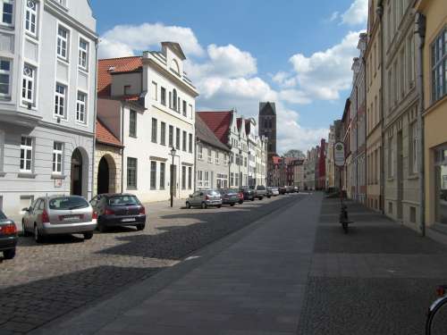 Baltic Sea Wismar Hanseatic City Downtown