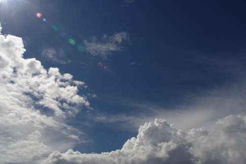 Baltic Sea Clouds Blue Sky