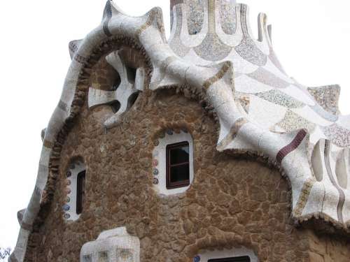 Barcelona Spain Architecture Houses Road Gaudí