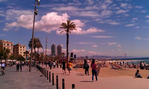 Barcelona Barceloneta Beach