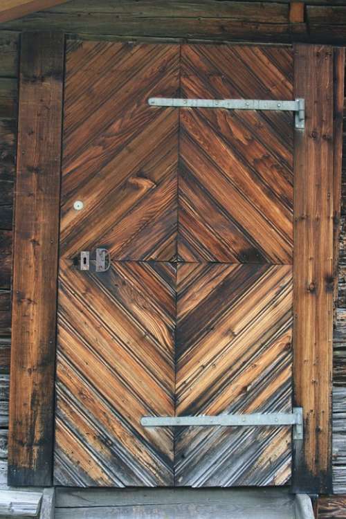 Barn Door Wood Old Wooden Weathered Texture