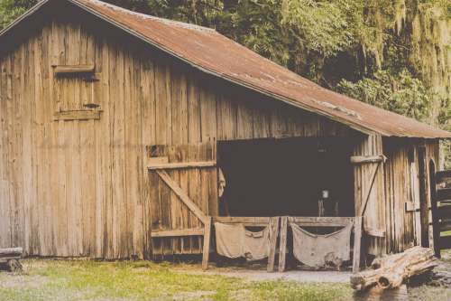 Barn Farm Agriculture Rural Country Vintage