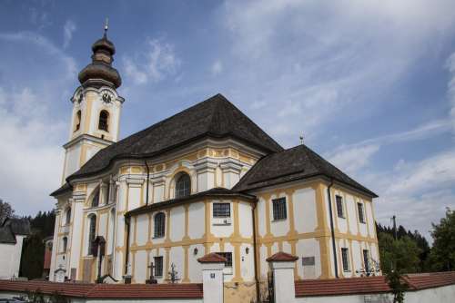 Baroque Church Gem Building Shingle Wood Shingles