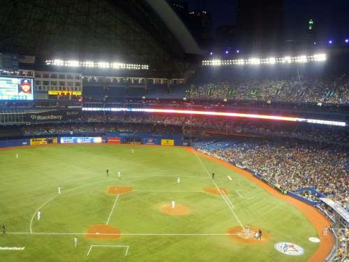 Baseball Stadium Dome Fans Sports Rogers Center