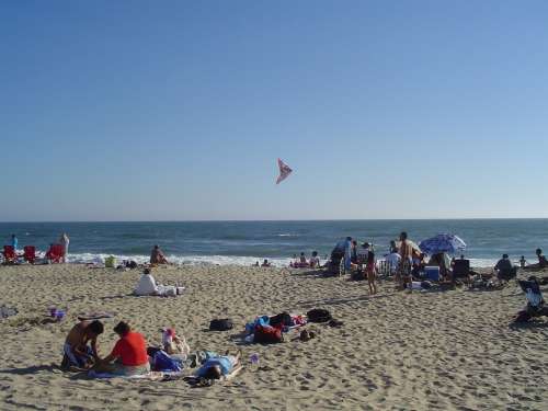 Beach California Sunshine Sun Sand