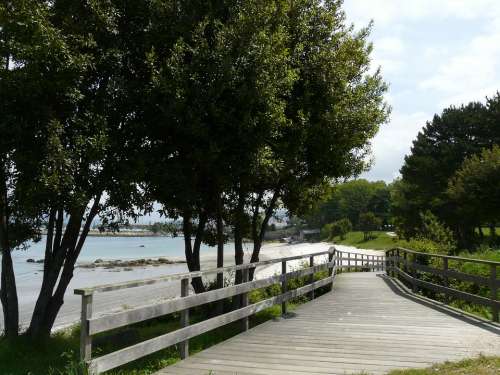 Beach Walk Nature Gateway Green Path