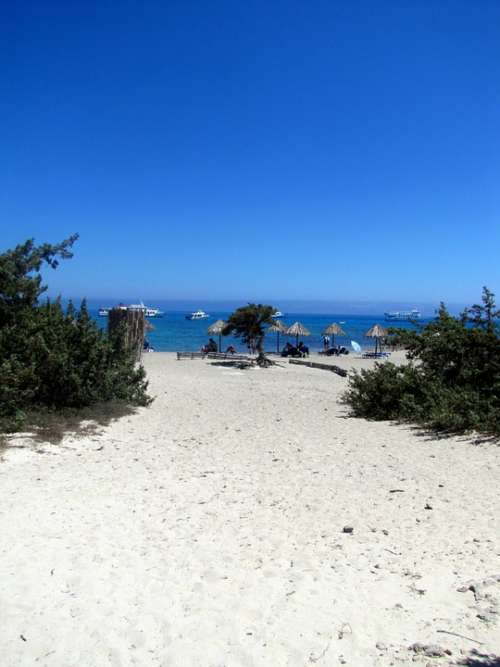 Beach Sand Crissi Island Island Of Crete