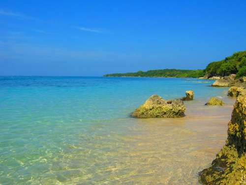 Beach Blue Reef Cartagena