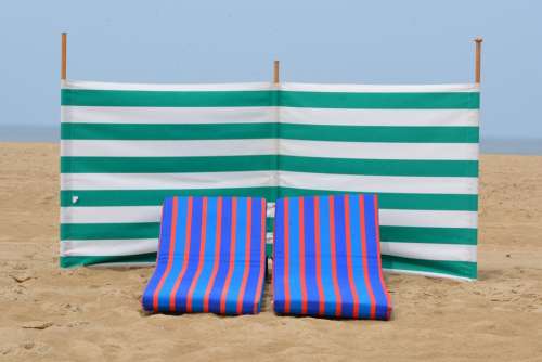 Beach Sea Pillows Blue Sky Holiday