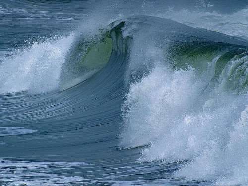 Beach Ocean Waves Landscapes Nature
